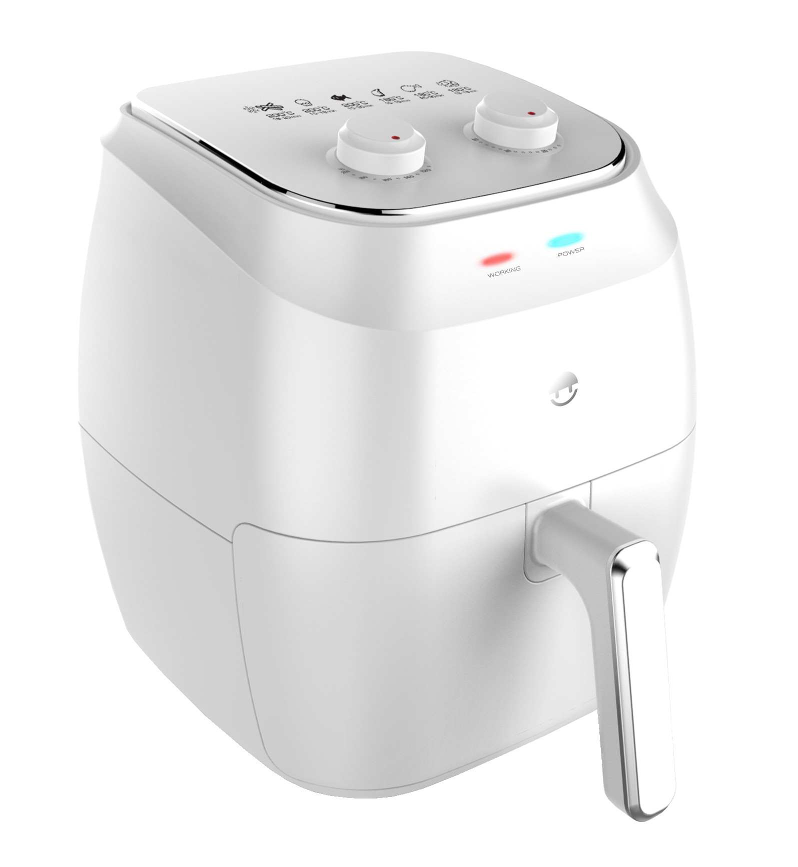 OEM Accept Healthy Fry Air Fryer 4 Litre , Smart Air Fryer Overheat Protection