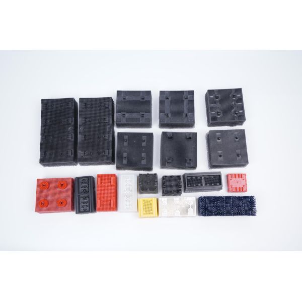 Automatic Cutter Part Bristle Block For Morgan 100x100x42mm Nylon Material