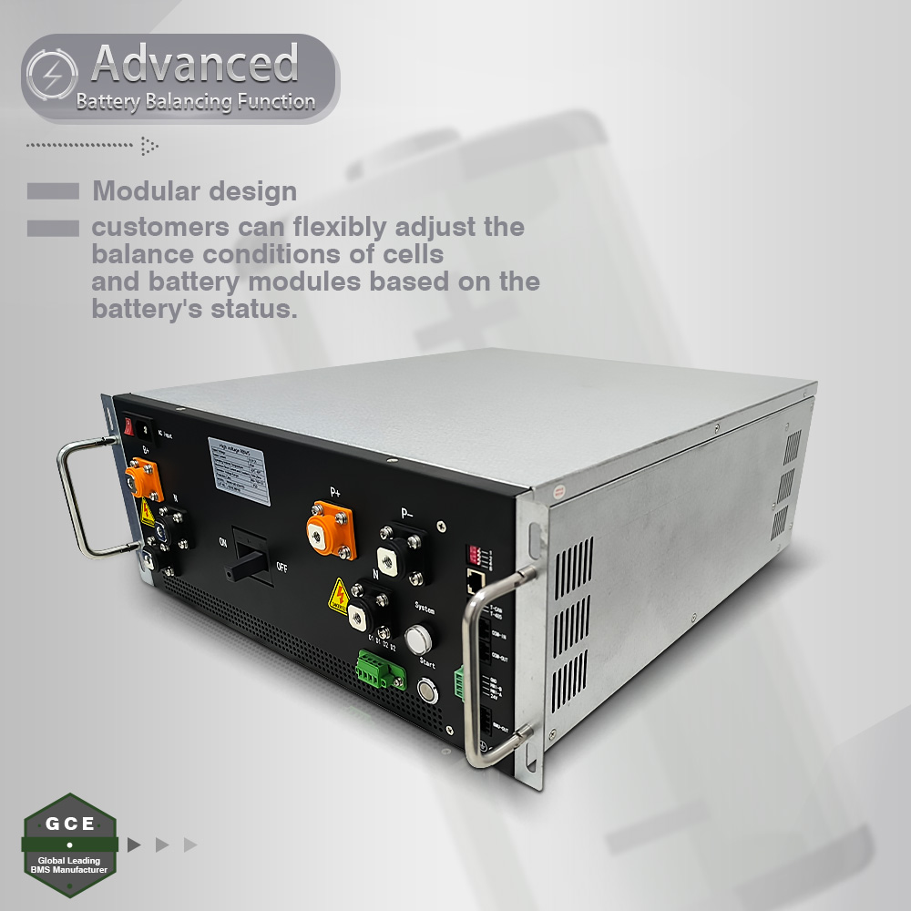 384V±192V 125A High Voltage BMS Power Solution Battery Management System Mid-Line BMS for UPS Center Tap Lithium Battery