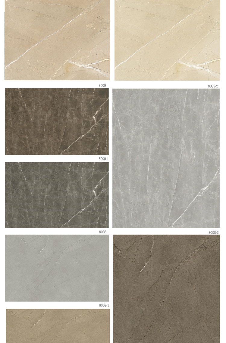 Waterproof Marble Bamboo Charcoal Fibre Board 1220*2600mm
