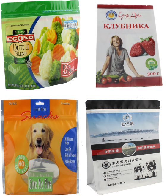 Stand up pouch/plastic bag with zipper top/Nuts packaging bag