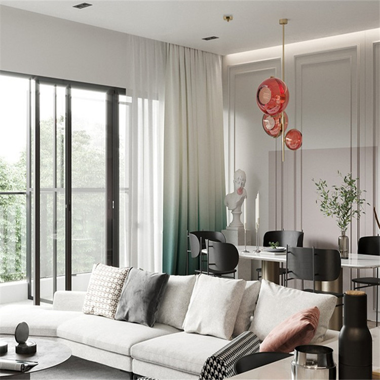 Nordic Pendant Lamp Postmodern Designer Red Glass Pendant Lights(WH-GP-169)