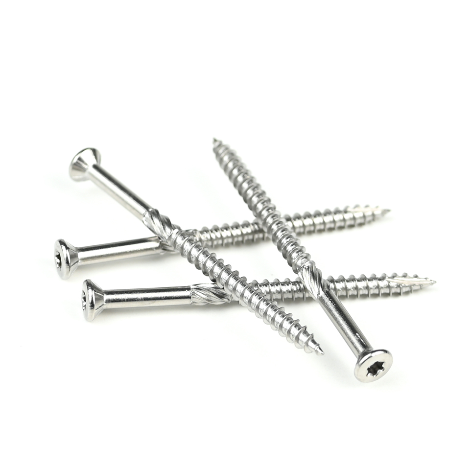 410 Stainless Steel Wood Screws 60mm Torx Countersunk for Timber Terrace Deck TYPE 17