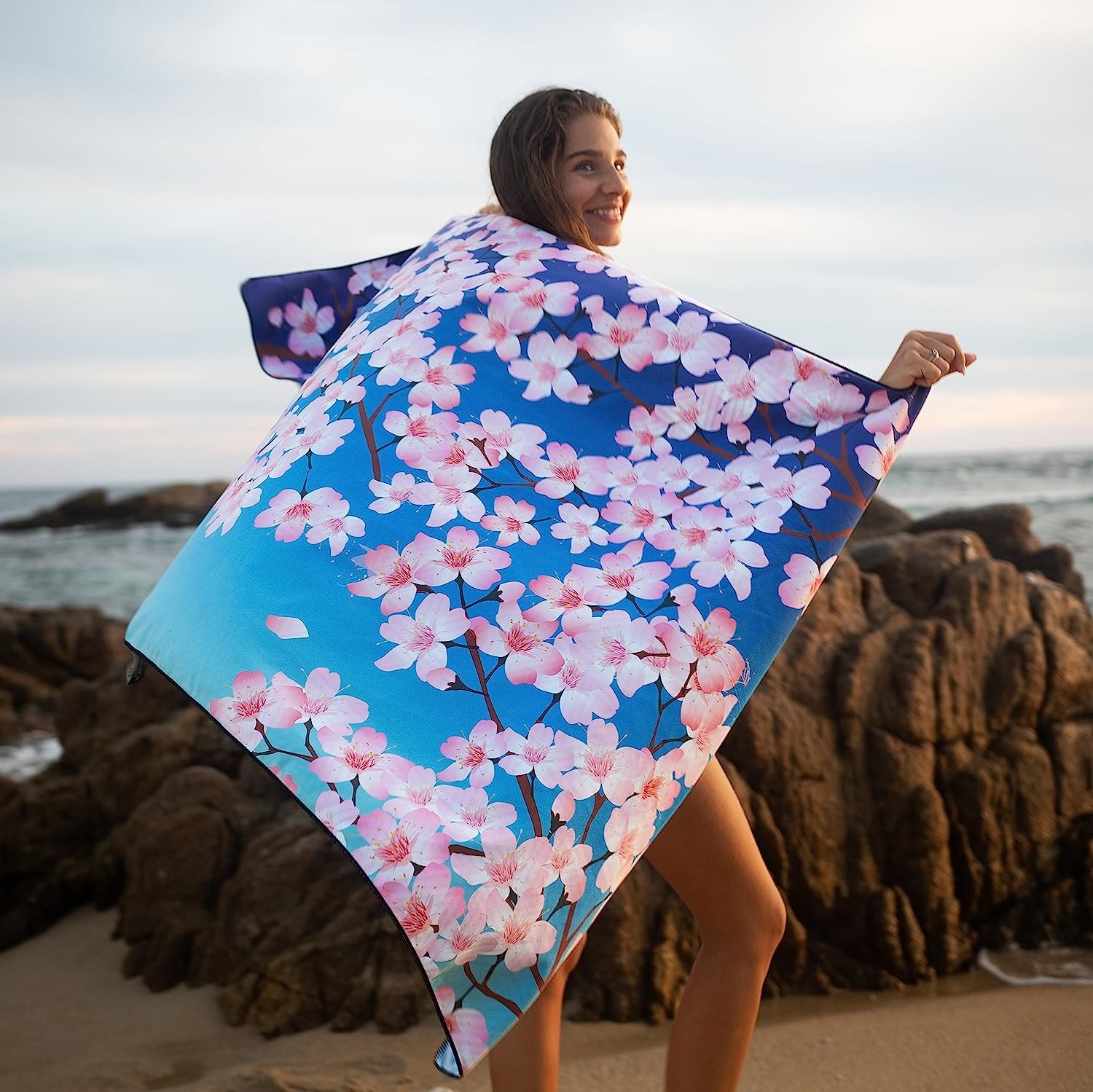 Wholesale Lightweight Multi-color Printed Beach Towel 60*180cm Or Custom