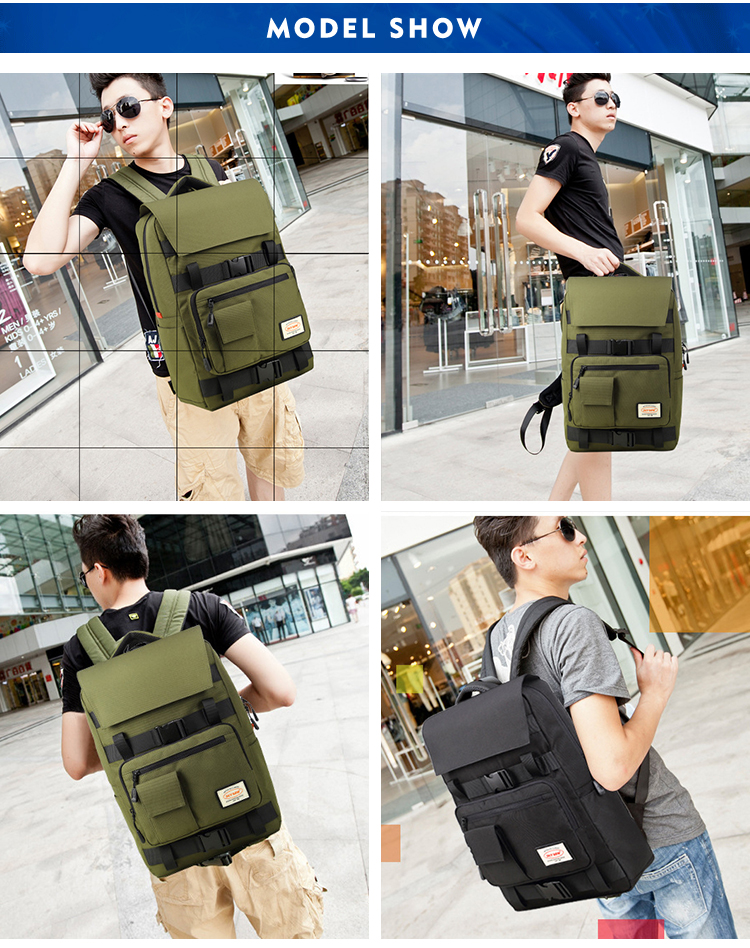 27L Travel Fashion Backpack Lightweight Hiking Daypack 33*15*45cm