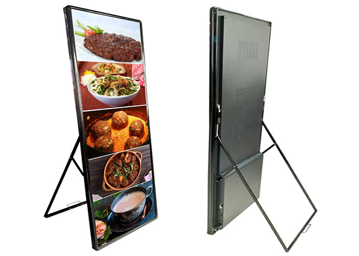 P2 LED Poster Display 3840Hz 4G/WiFi Control brightness1000cd mirror led display