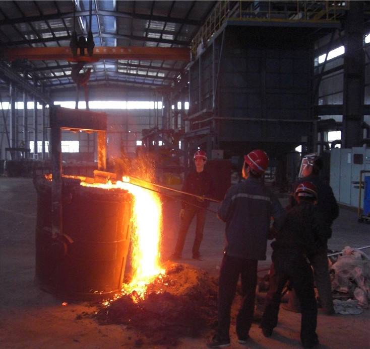 Customized V Method Foundry Production Line Highly Efficient For Big Size Castings