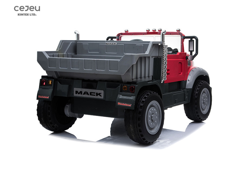 Licensed 12v Ride On Dump Truck 2 Seater 8km/Hr Power Display