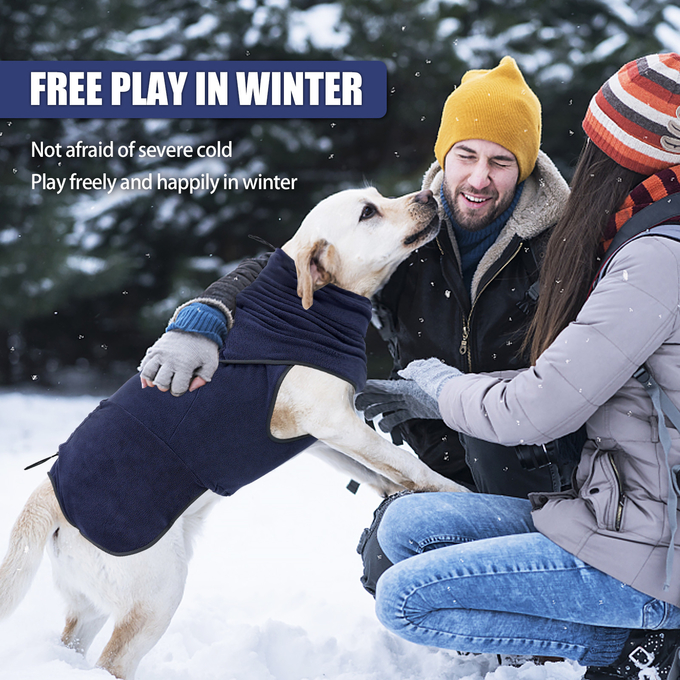Large Dogs Fleece Material Pet Winter Clothing Soft And Cozy