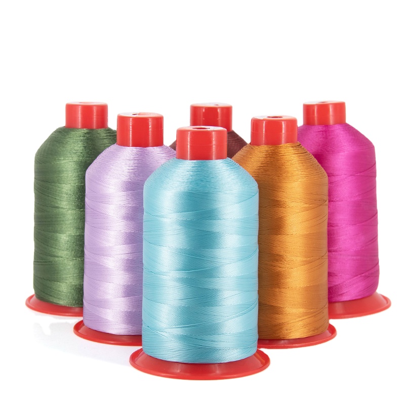 100% Polyester Kangfa 210D/2 Flat Waxed Thread for Hand Sewing and Stitching Cord
