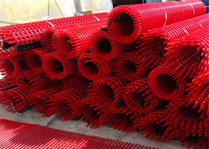 Hook Polyurethane Coated Wire Screen, Polyurethane Rod Mesh For Mining Industry