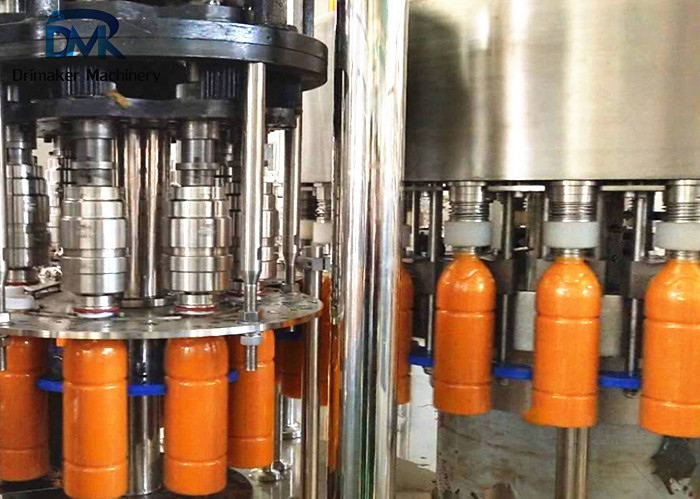 3.1kw Fruit Juice Filling And Packaging Machine 2000 Bottles Per Hour