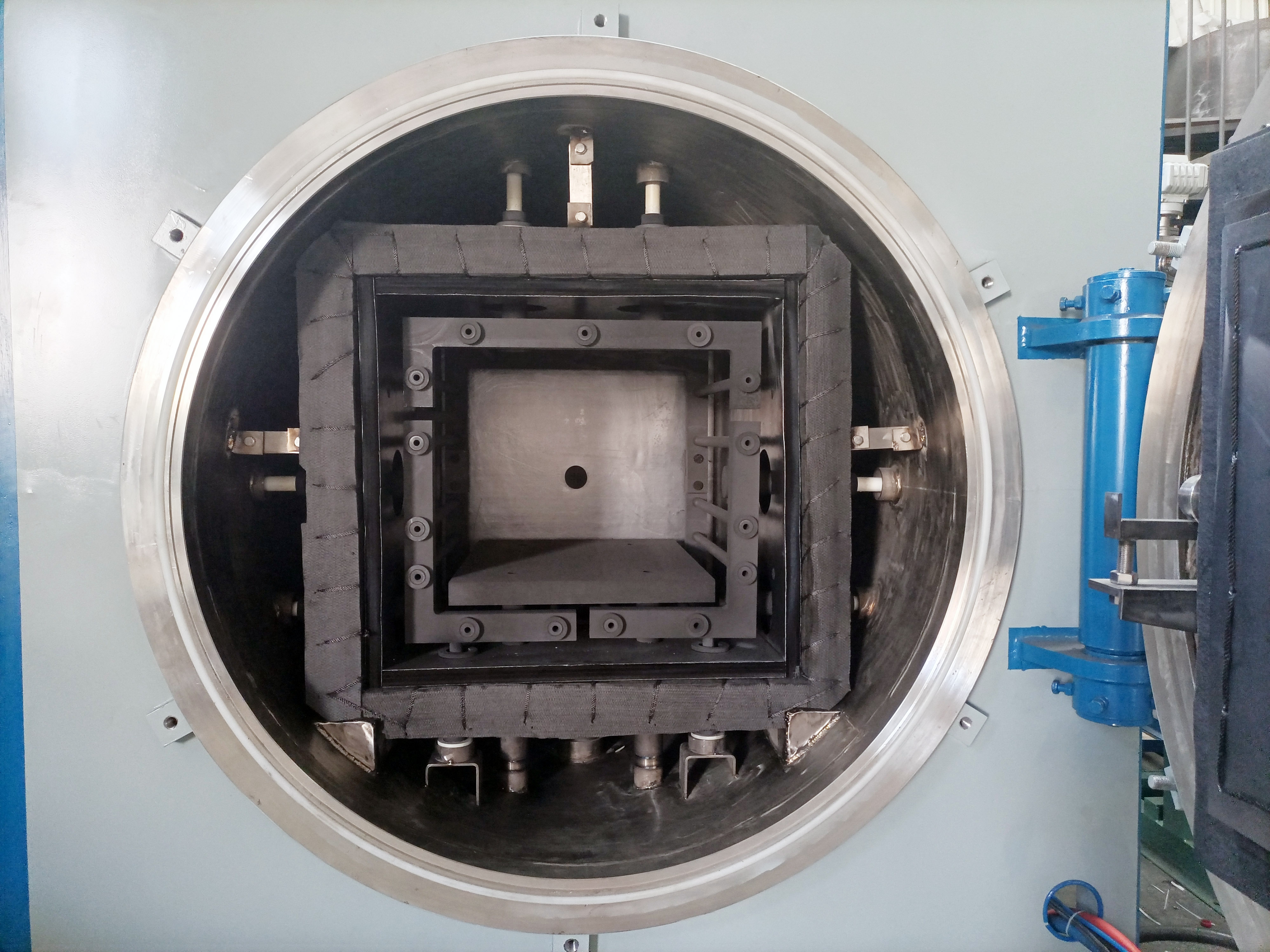 High Temperature Vacuum Sintering Furnace , Alumina Zirconia Horizontal Induction Furnace