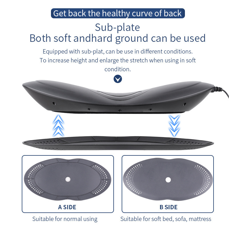 Electric Lower Back Lumbar Back Massager Percussion Pain Relief 240V
