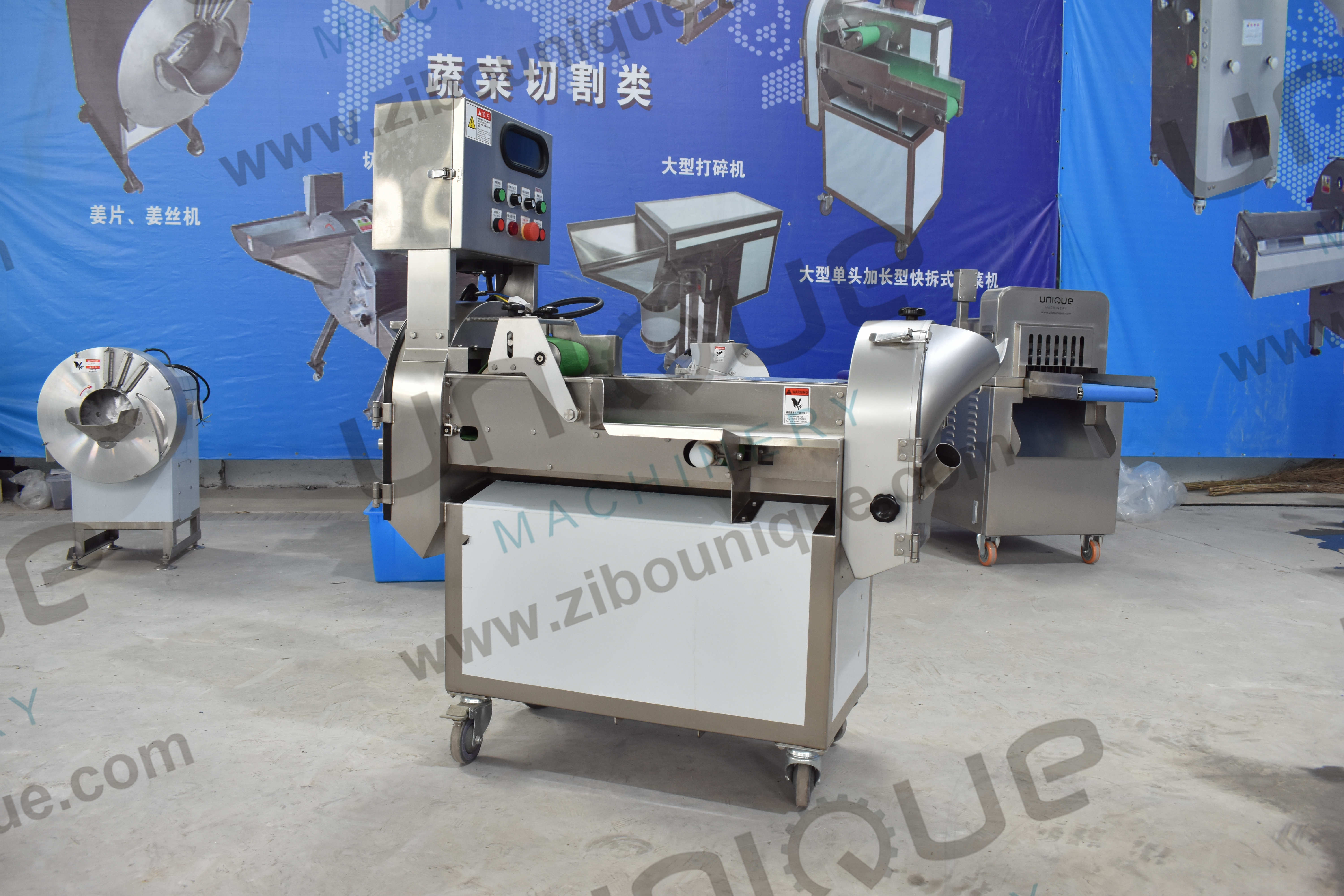 Video Technical Support Salad Vegetable Lettuce Slicer Cutting Machine 1300*580*1250 mm