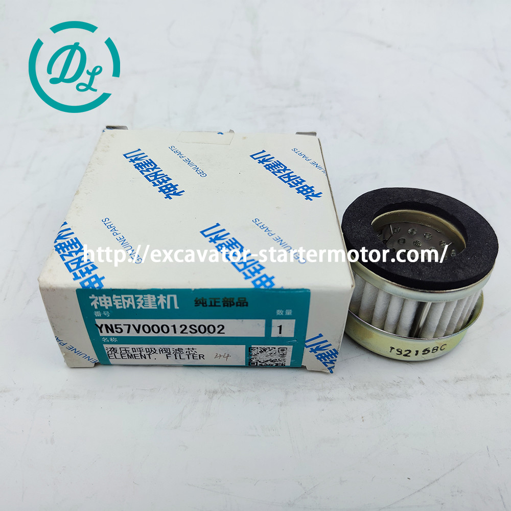 YN57V00012S002 Excavator Breather Filter 47640920 Kobelco SK260-8