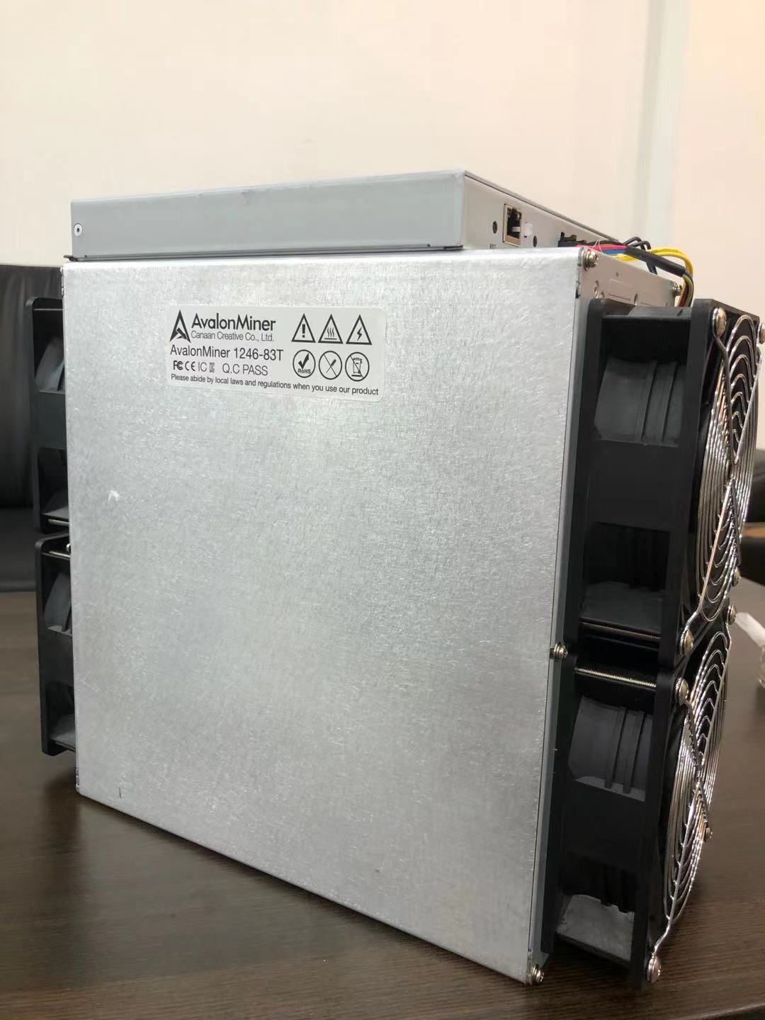 83TH Canaan Avalon Miner 1246 3400W SHA256d For BTC BSV BCH DGB