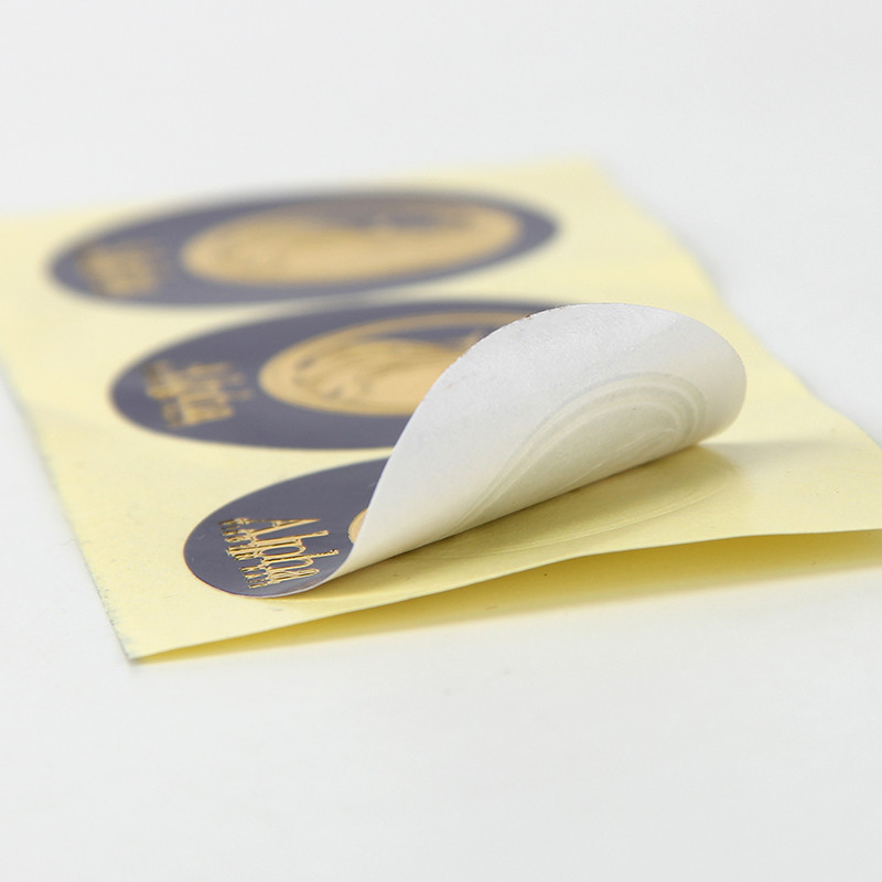 Customized Label Stickers Oval Paper Sticker Labels For Hair Extension