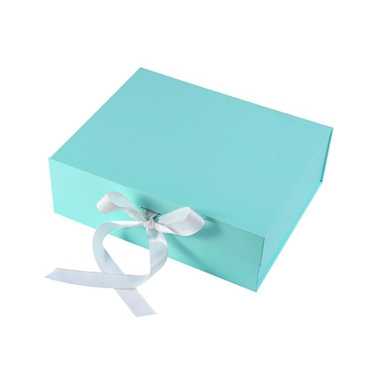 Custom Logo Printing Cardboard Wig Hair Packaging Magnetic Box, China Manufacturer Wholesale Paper Gift Box with Ribbon