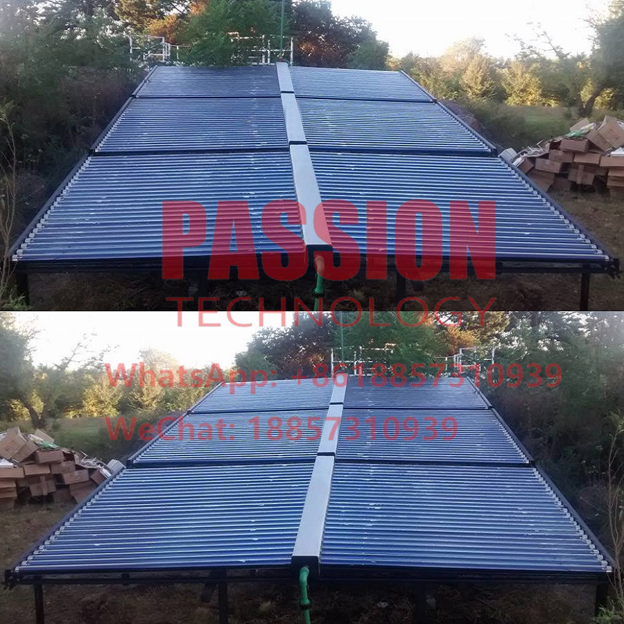 5000L Hotel Solar Water Heater 50tubes Glass Tube Solar Thermal Collector