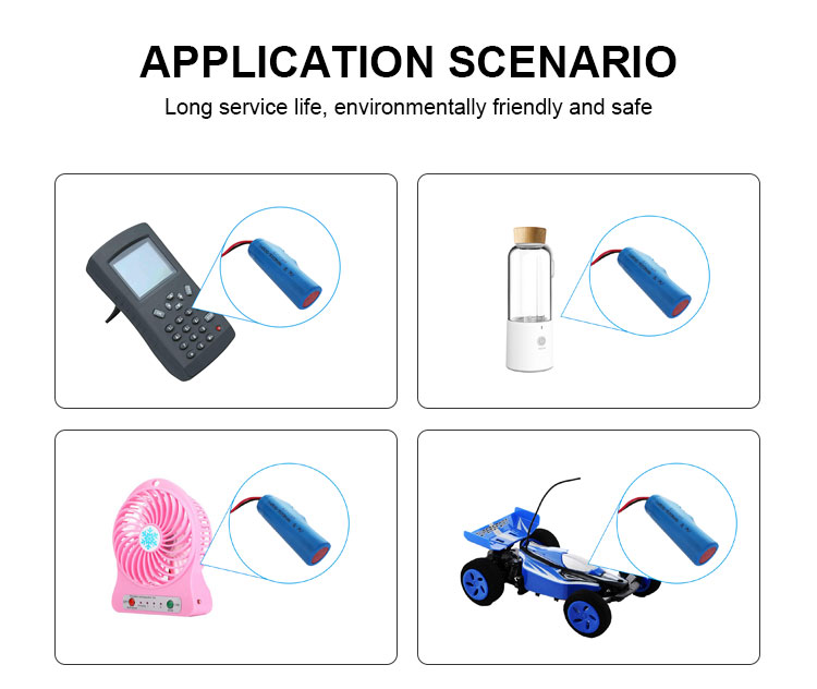 Customized Lithium Ion Battery Pack Promotional Li Ion 3.7v 500mah
