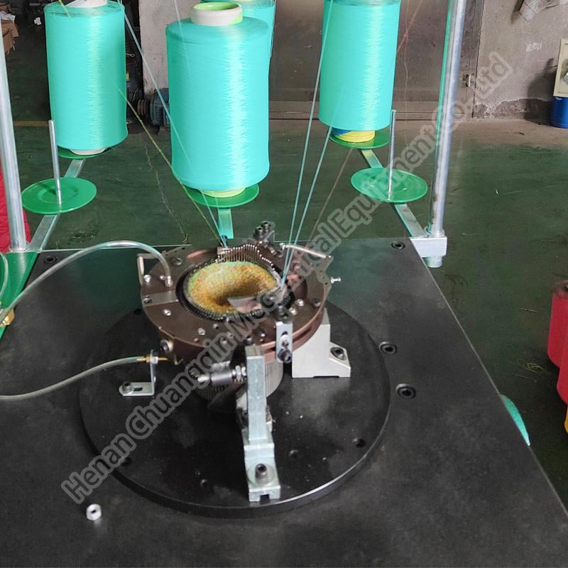 Net Scourer Pad Knitting Machine Cleaning King Machine Scourer Making Machine Scouring Pad Knitting Machine