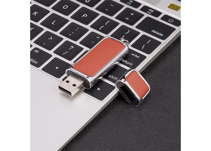 Black / Brown / Red / White Usb Stick Drive With Silk Screen Printed Logo