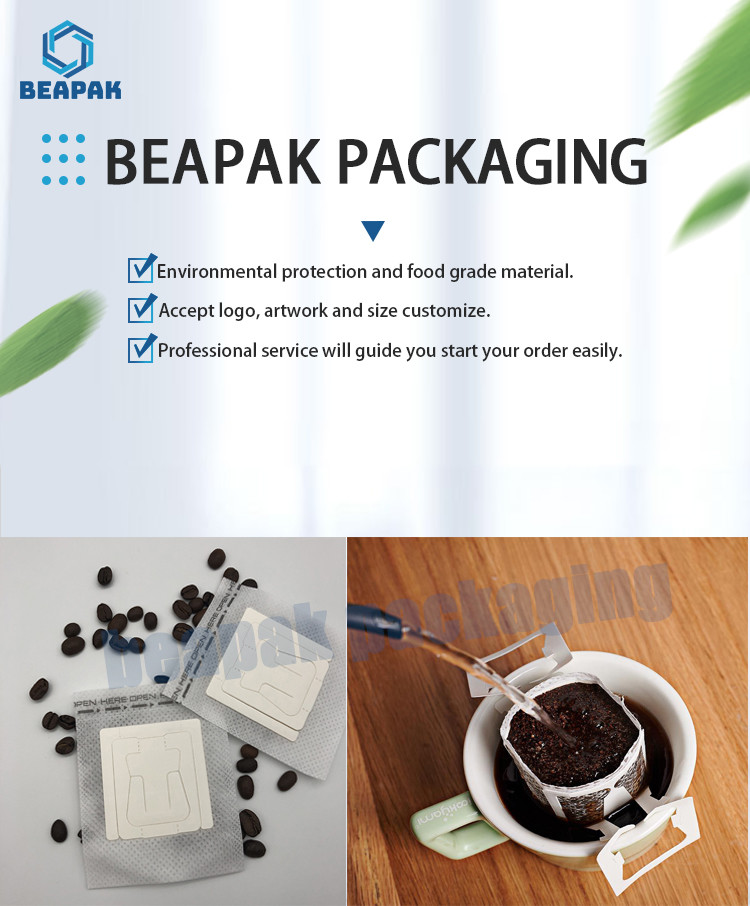 Matte Drip Coffee Filter Bags