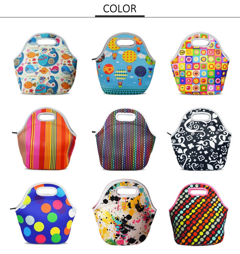 Water Repellent Wetsuit Material Bento Lunch Bag