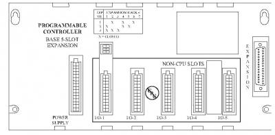 GE FANUC IC693CHS398 ， 5-slot expansion baseplate ， Series 90-30 module