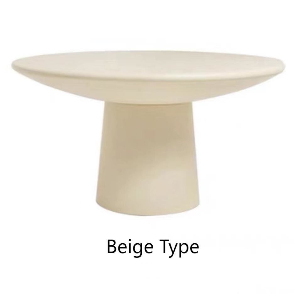 Art Elephant Legs Hotel Coffee Table Fiberglass Simple Round Dining Table Chairs Set