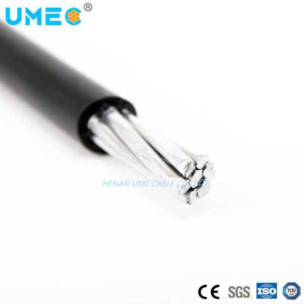 PE Insulated Aluminum Cable Service Drop 2/0 AWG Pecan ASTM Standard Covered