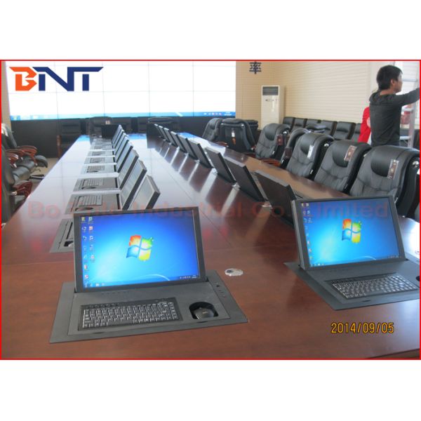 Pubilc Security Bureau Project , Flip Up Screen Electrical Lift Integrated 19" Screen