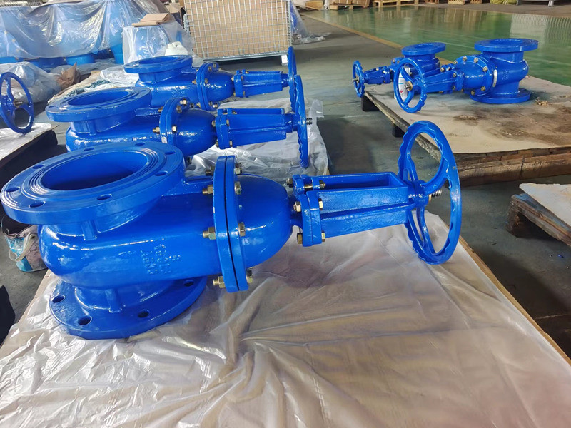 Cast Iron Water Pump Gate Valve BS5163 Gear Operated