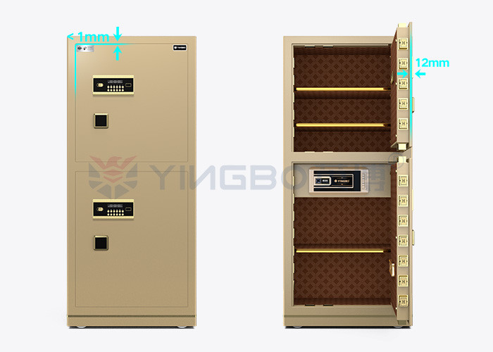 Solid Steel Dual Alarm Luxury Office Safe Box Electronic Lock YB/N7-150D