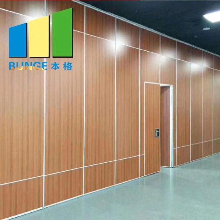 Folding Partition Wall Acoustic Room Dividers Movable Partition Wall With Door