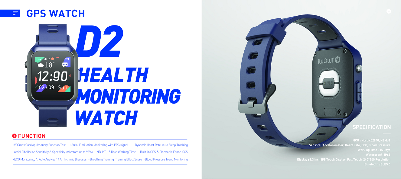 OEM ODM Smart Wristband ECG Smart Watch