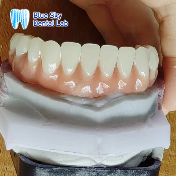 Comfortable Full Acrylic Denture Natural Looking Acrylic Resin Denture