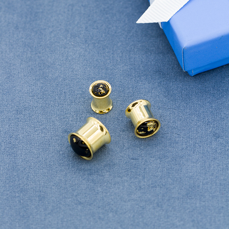 304 Stainless Steel Ear Plug Tunnels 6mm Body Jewelry Ear Gauges
