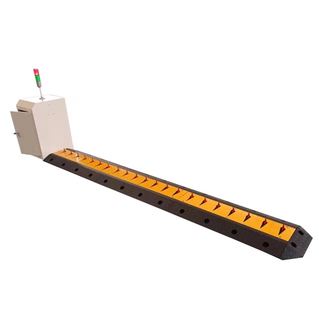 304/316 Stainless Steel Automatic Bollard System Two-Sections LED Lights For Safety