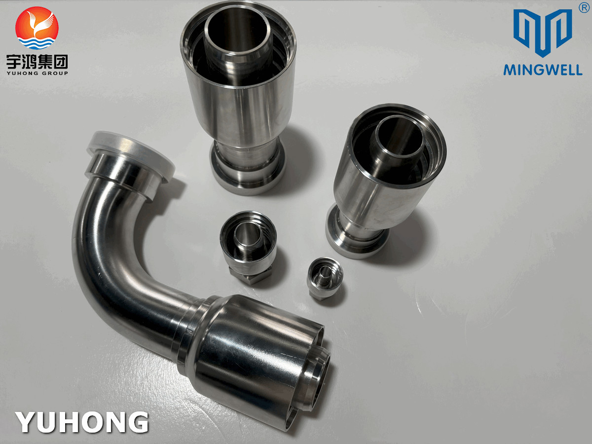 Stainless Steel Hose Coupling Grade 316L Hydraulic Forming