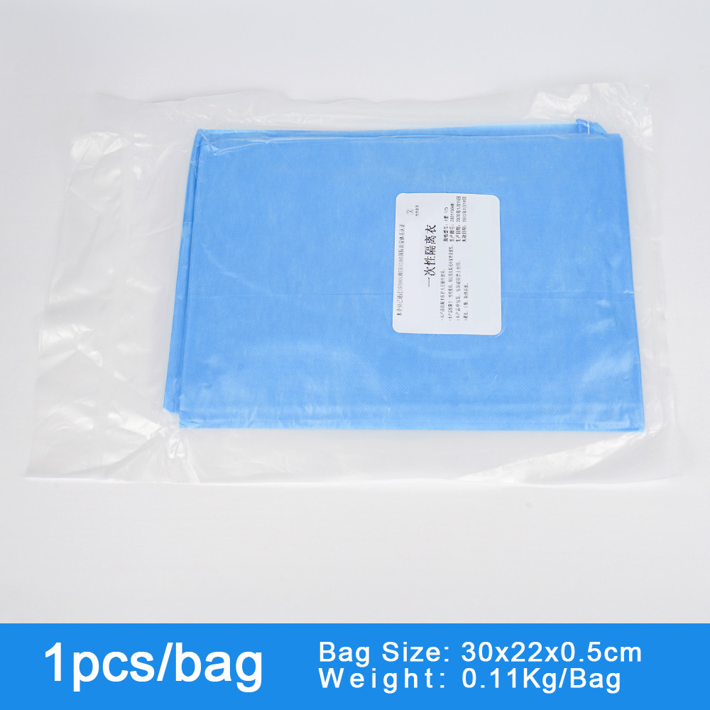 SMS Body Protection Medical Disposable Gowns , Anti Static SMS Isolation Apron