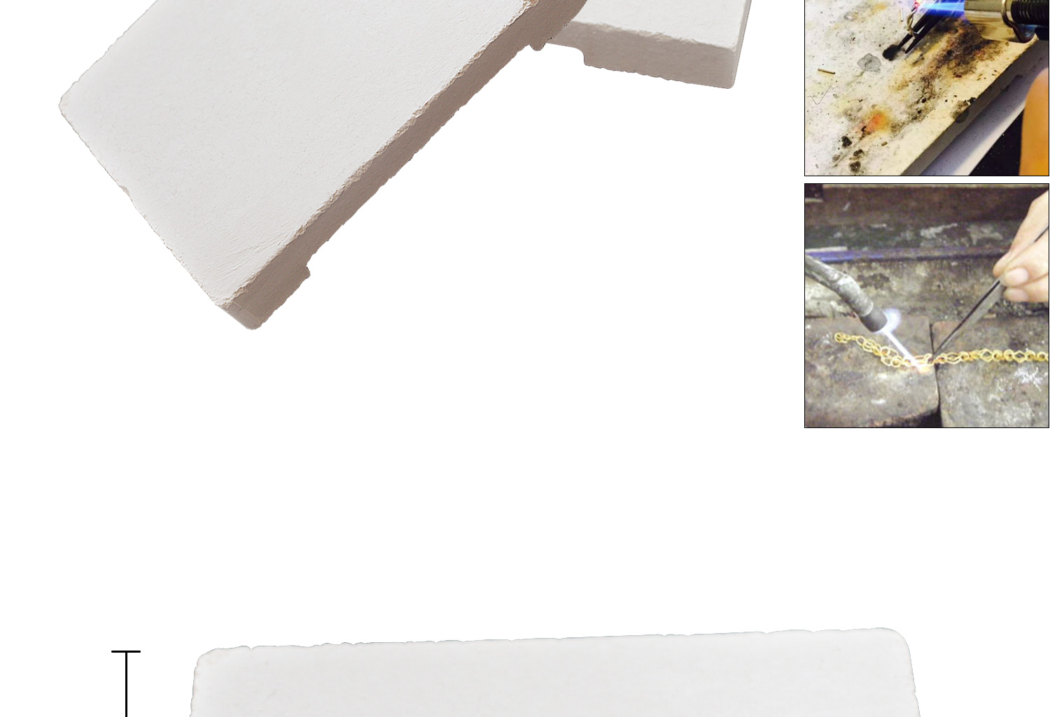 Four Corner Hexagonal Refractory Welding Fixture Plate Jewelry Furnace Tools