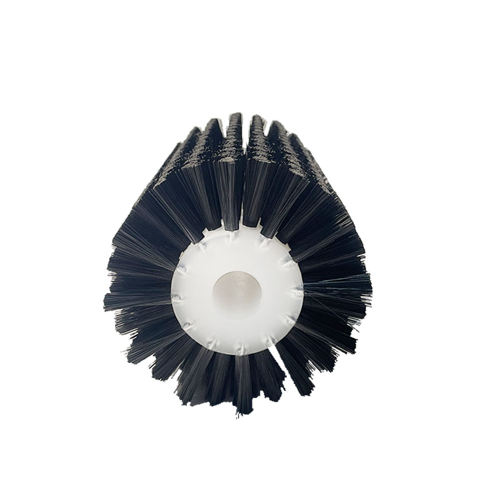 Tufted Bristle Custom Industrial Brushes Cylindrical Fruit Polishing Cleaning Brush Roller