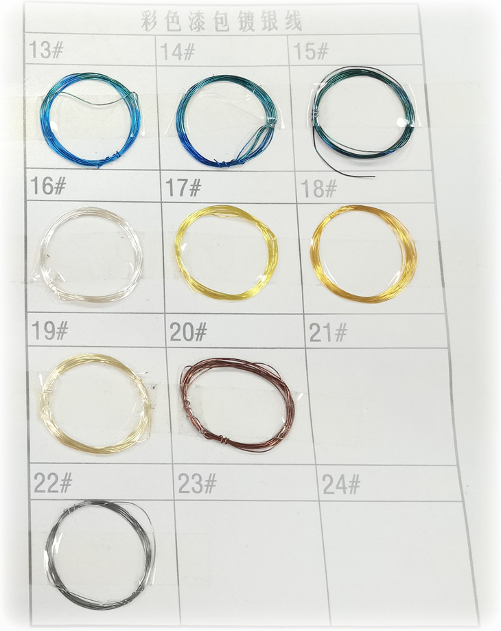 Silver Plated Copper Based Alloys Varnish Enameled Anti Oxidation