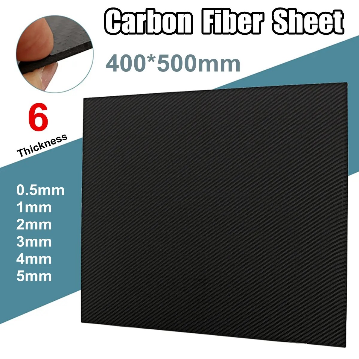 100% Glossy Surface Laminate Carbon Fiber Sheet 3K Real Carbon Fiber Board