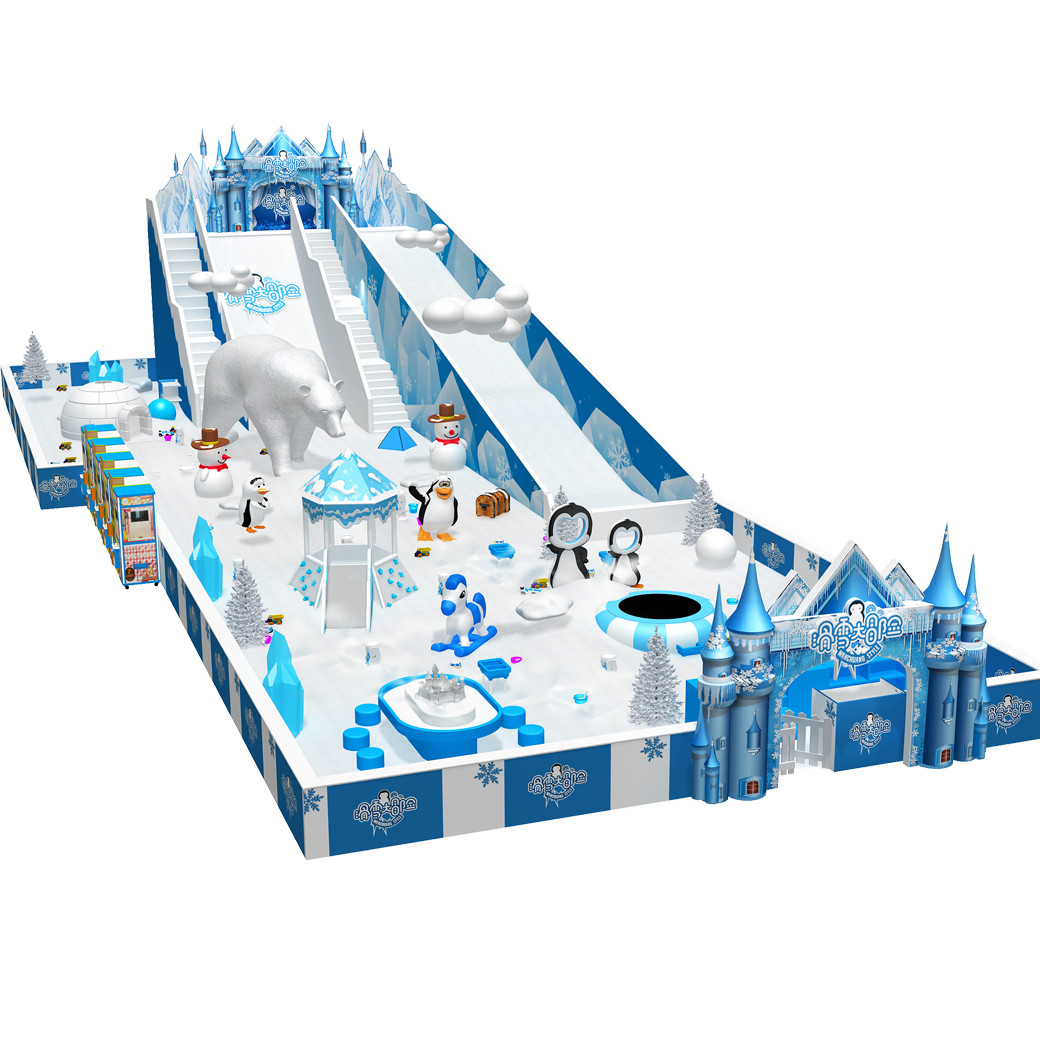 free custom made design kids indoor playground with trampoline