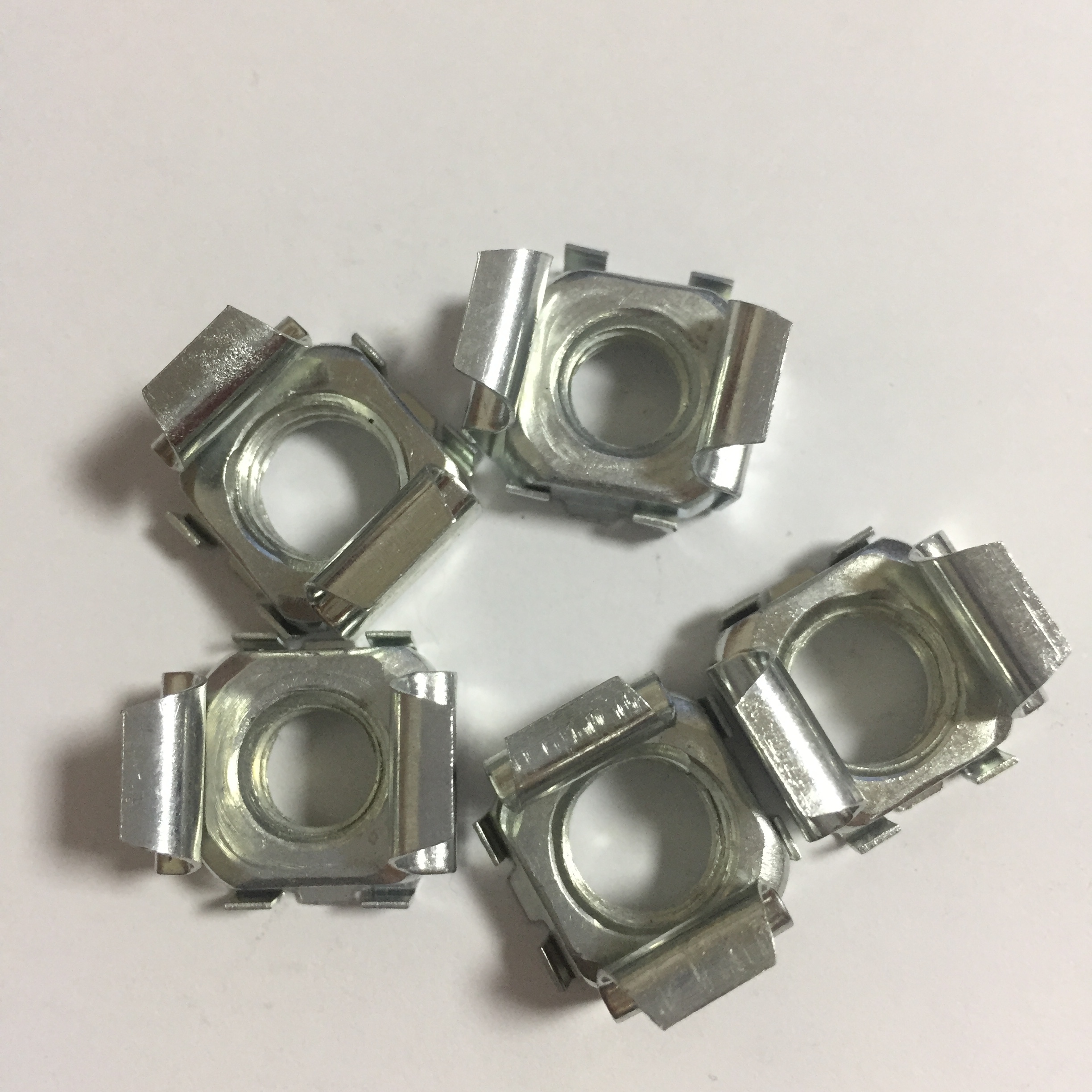 Zinc Yellow-Chromate Plated Finish M8 M10 M12 M16 All Metal Lock Nut for DIN Standard