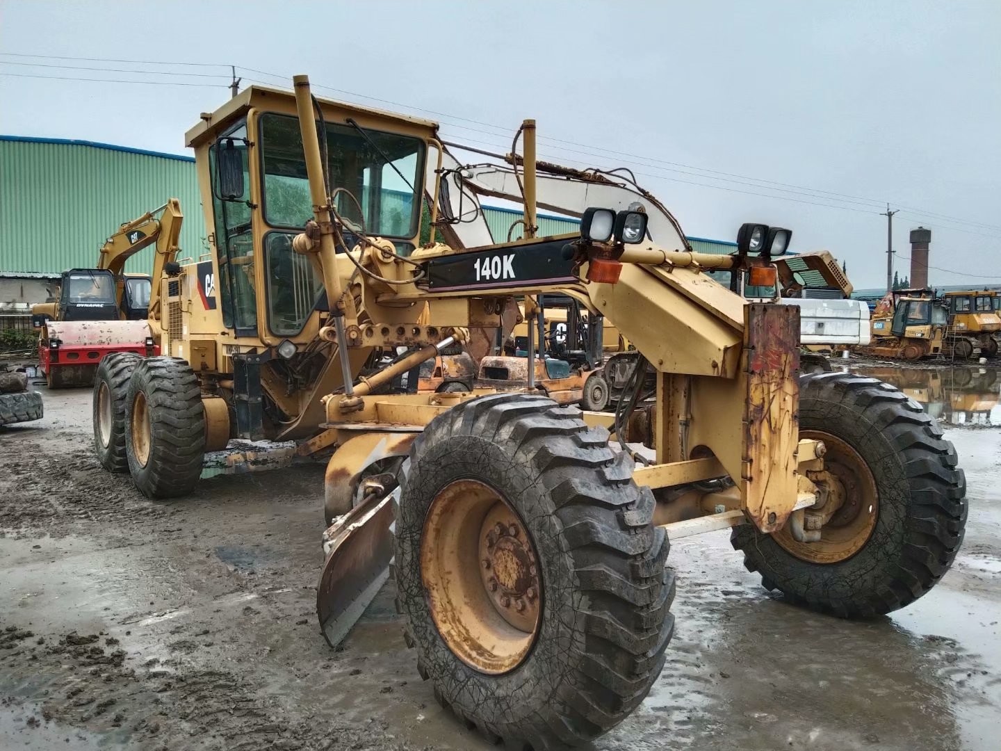 Original Paint Used CAT 140k Motor Grader For Sale/Used CAT Motor Grader With Powerful Engine