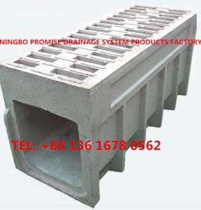Buy cheap Monoblock Rain Drain Polymer Concrete Drainage Channel product